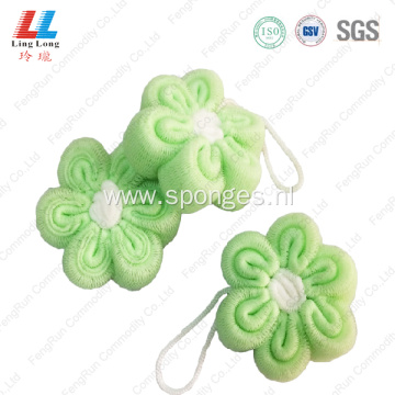 Favor luxury goodly mesh flower sponge